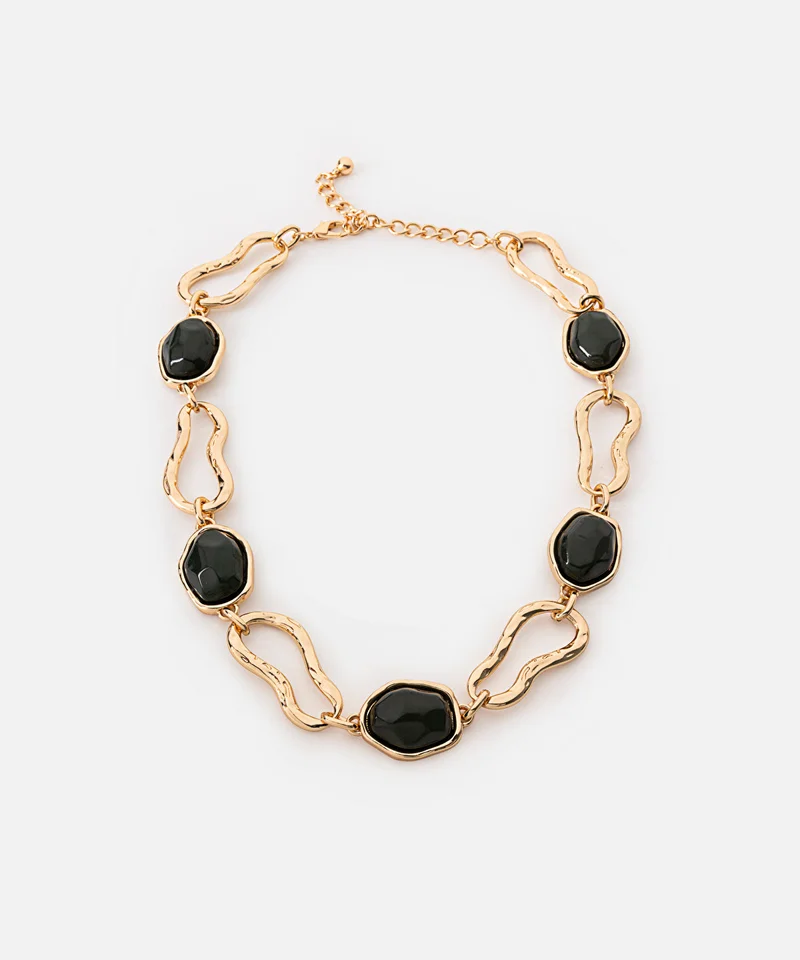 ابيكول Contrast Chain Necklace